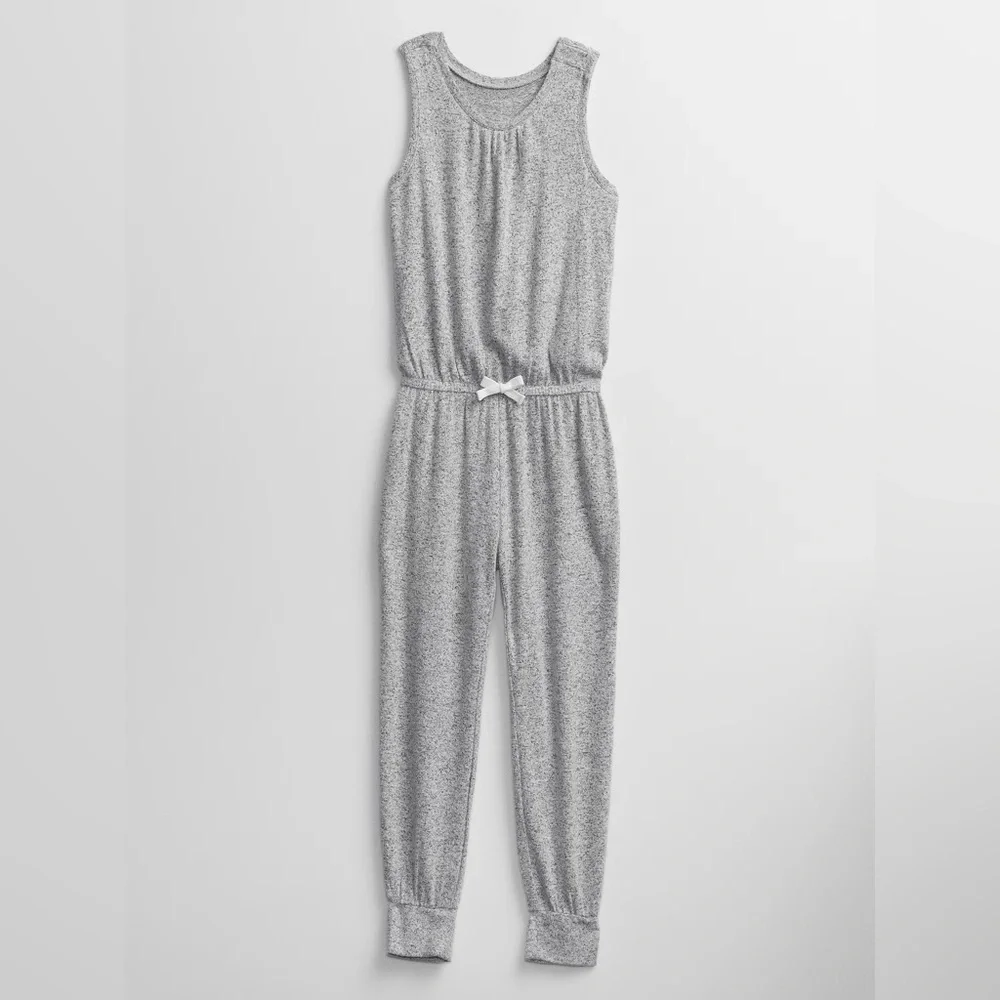 GAP Kids Gray Sleeveless Girl's Romper Size Small
